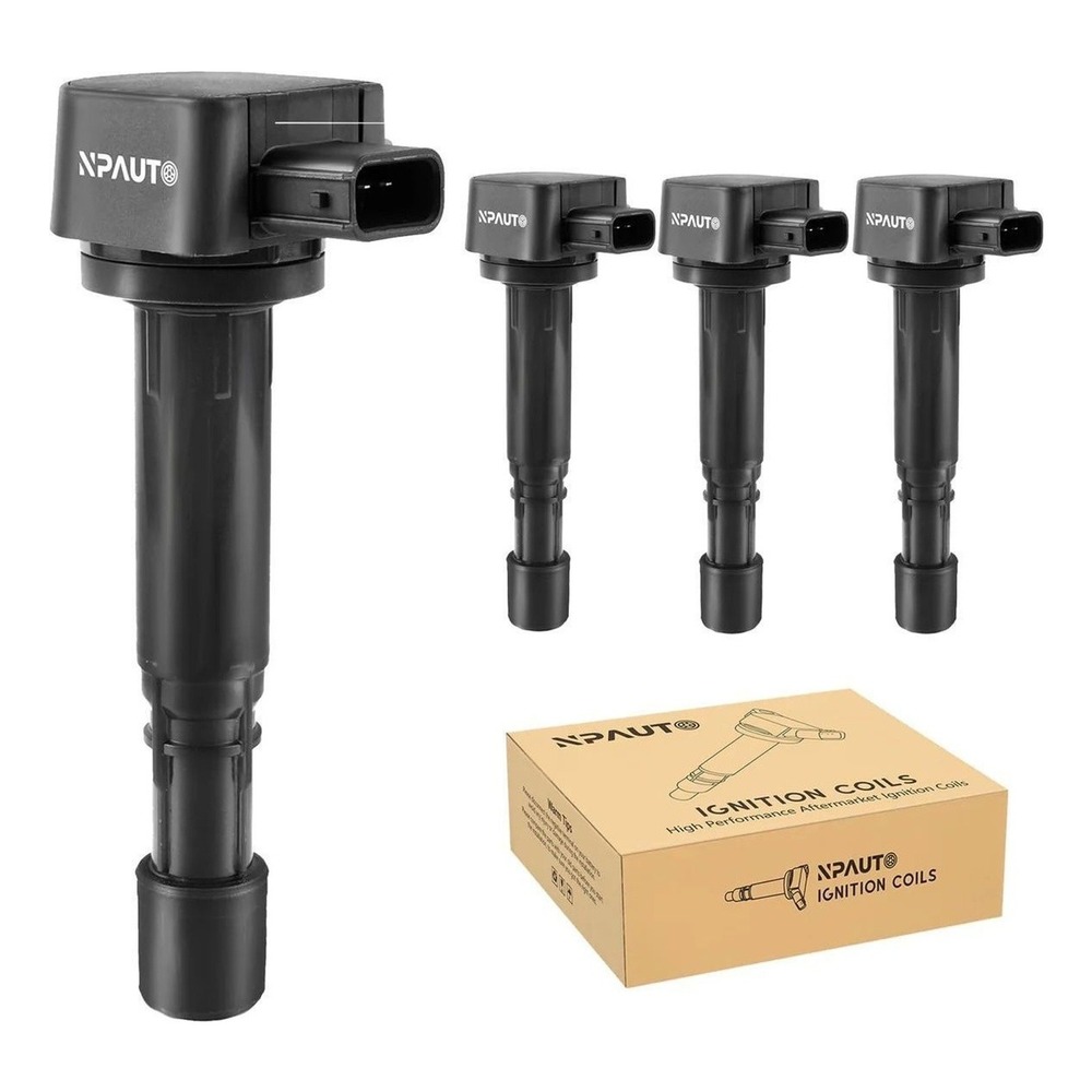 NPAUTO Ignition Coils 4 Pack for 2001-2005 Honda Civic‎ Acura EL 1.7L L4 UF316